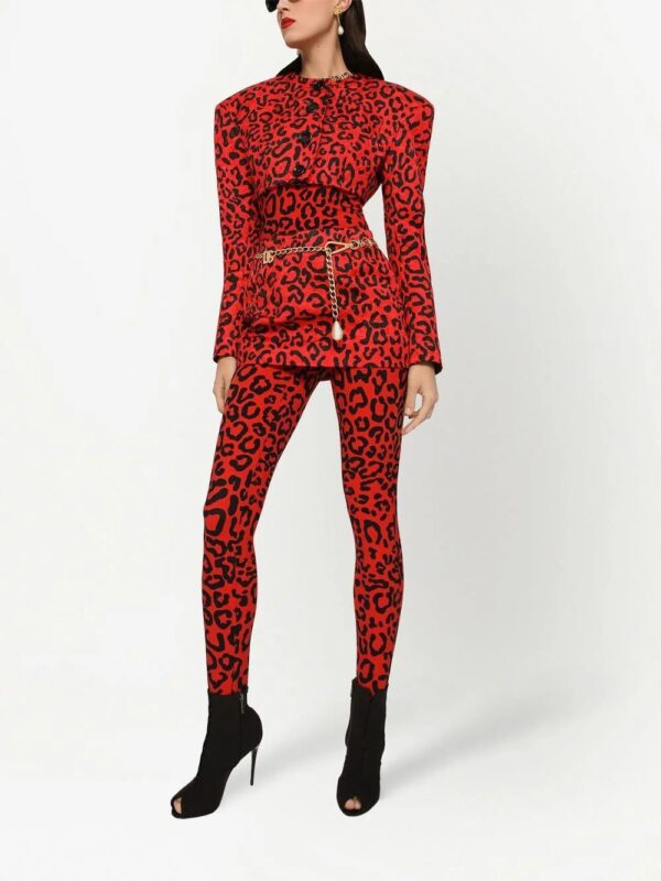 Dolce & Gabbana  leopard-print mini skirt - Image 2