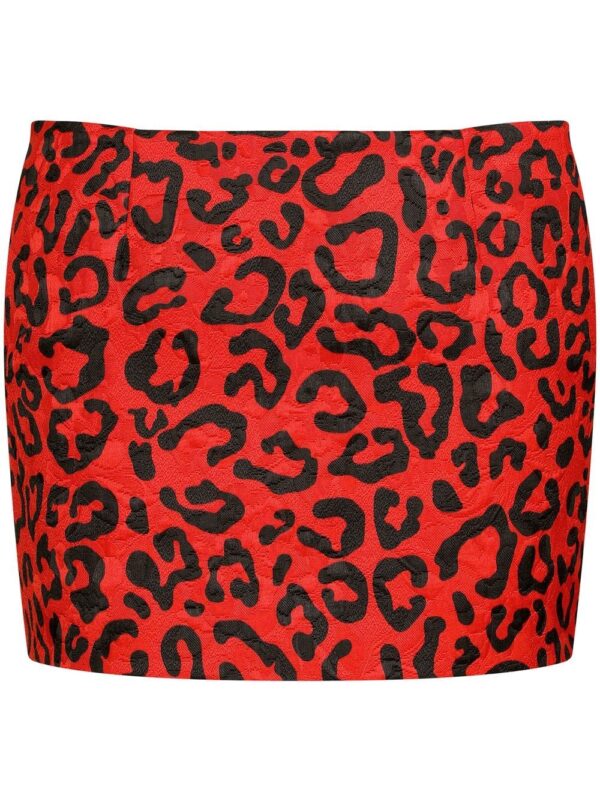 Dolce & Gabbana  leopard-print mini skirt
