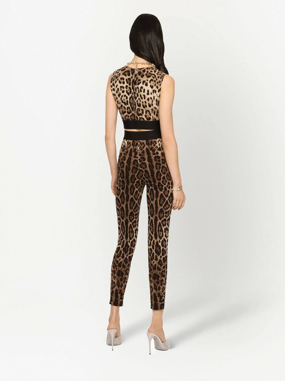 Dolce & Gabbana leopard-print crop top - Image 4