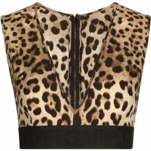 Dolce & Gabbana  leopard-print vest top
