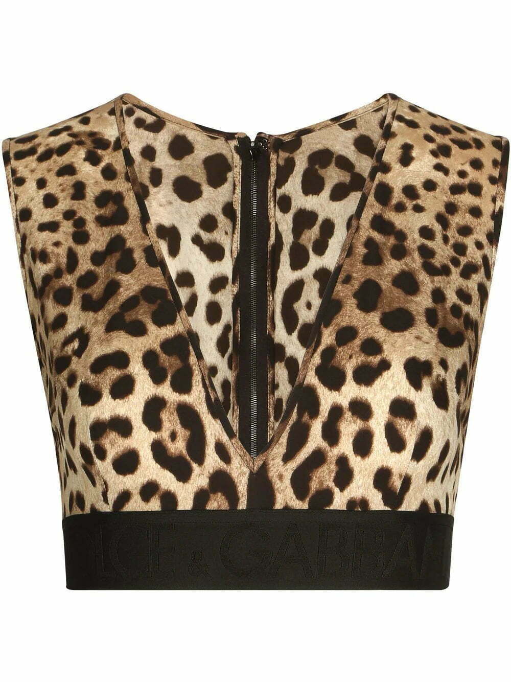 Dolce & Gabbana leopard-print vest top