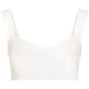 Dolce & Gabbana DG-logo jacquard corset top