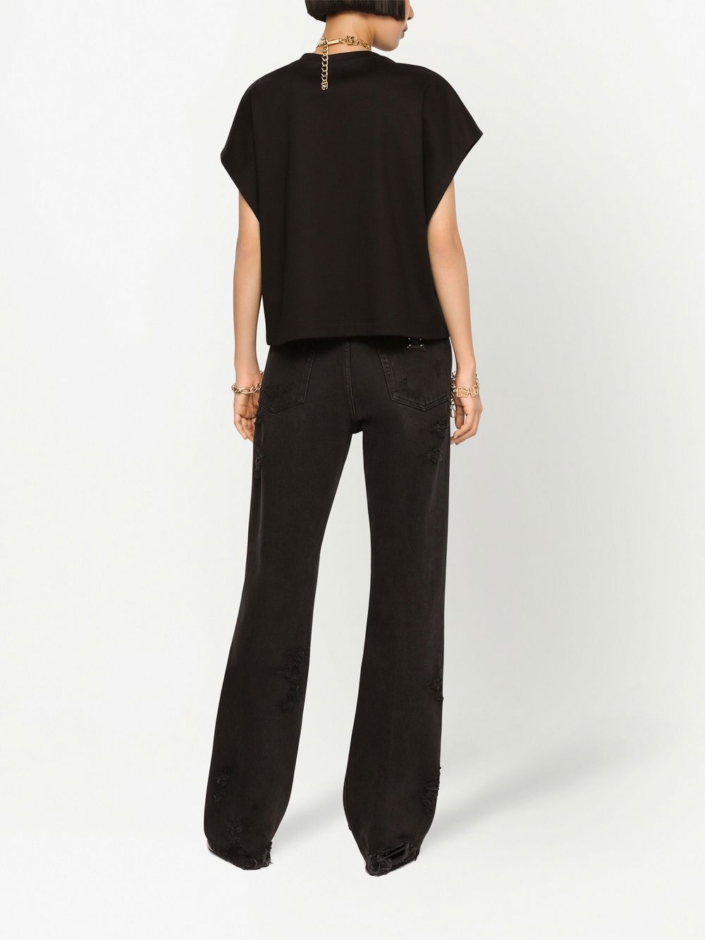 Dolce & Gabbana logo-print cotton T-shirt - Image 4