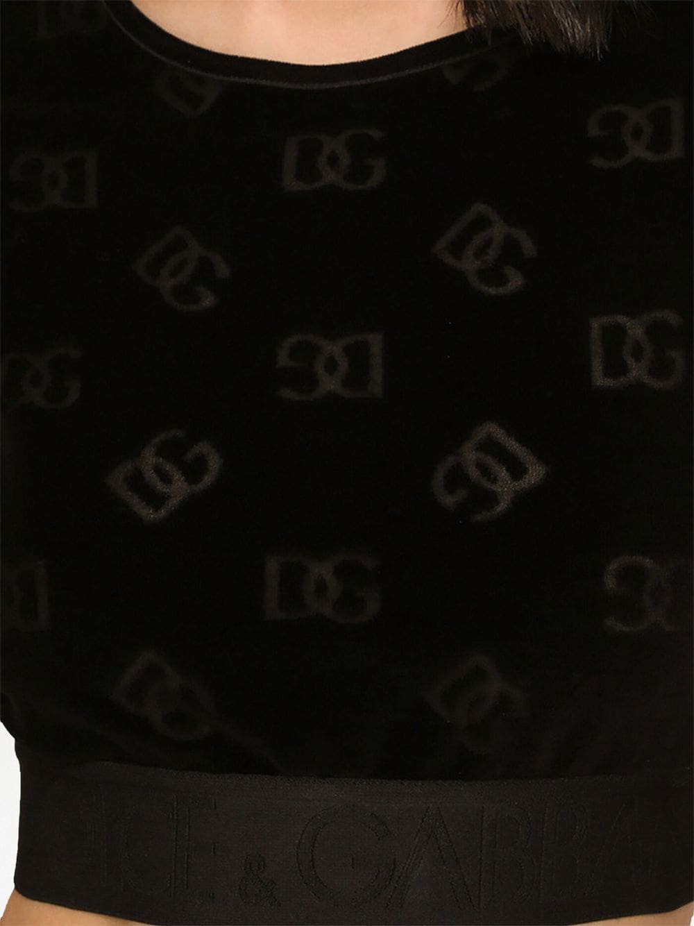 Dolce & Gabbana DG-logo flocked T-shirt - Image 5