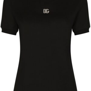 Dolce & Gabbana crystal-embellished cotton T-shirt
