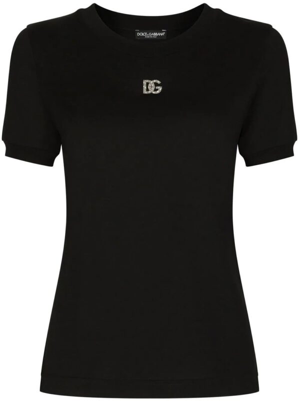 Dolce & Gabbana  crystal-embellished cotton T-shirt