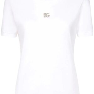 Dolce & Gabbana  crystal-embellished cotton T-shirt