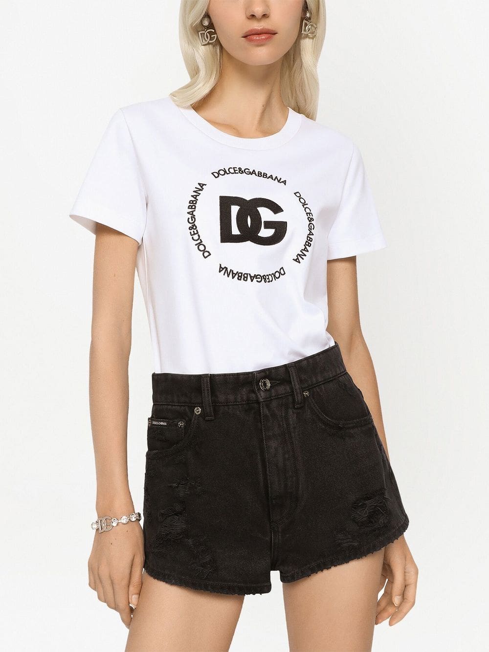 Dolce & Gabbana Interlock DG-logo T-shirt - Image 5