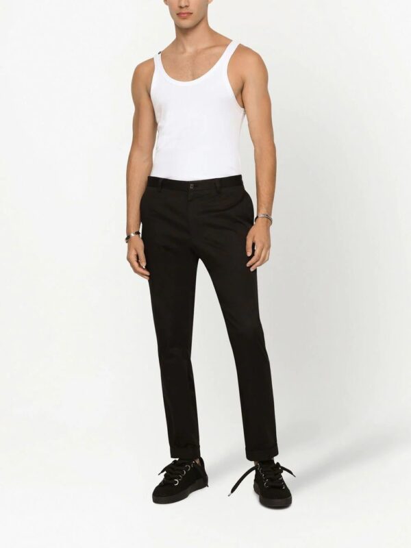 Dolce & Gabbana  logo-patch detail tank top - Image 3