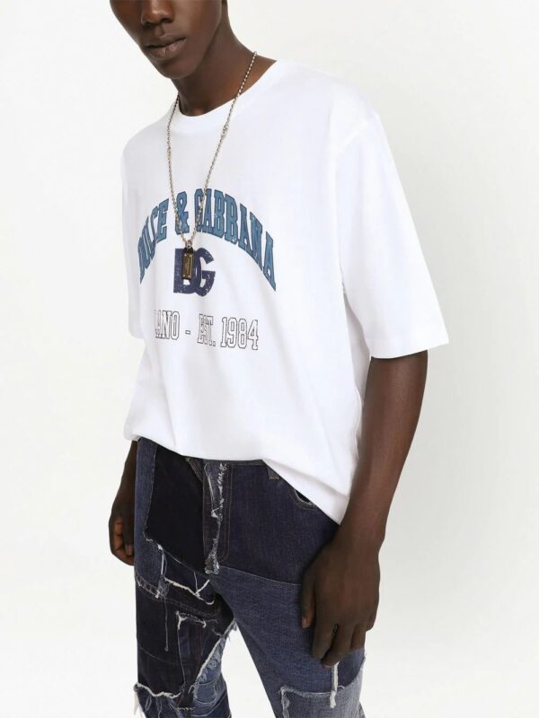 Dolce & Gabbana  logo-print cotton T-shirt - Image 4