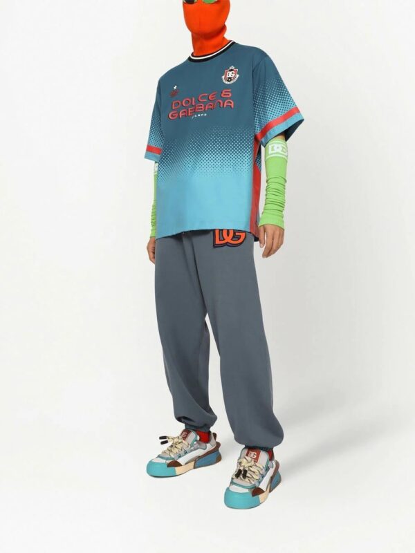 Dolce & Gabbana  logo-print football T-shirt - Image 2