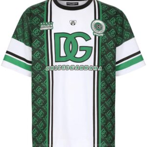 Dolce & Gabbana logo-print football T-shirt