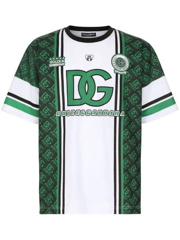 Dolce & Gabbana  logo-print football T-shirt