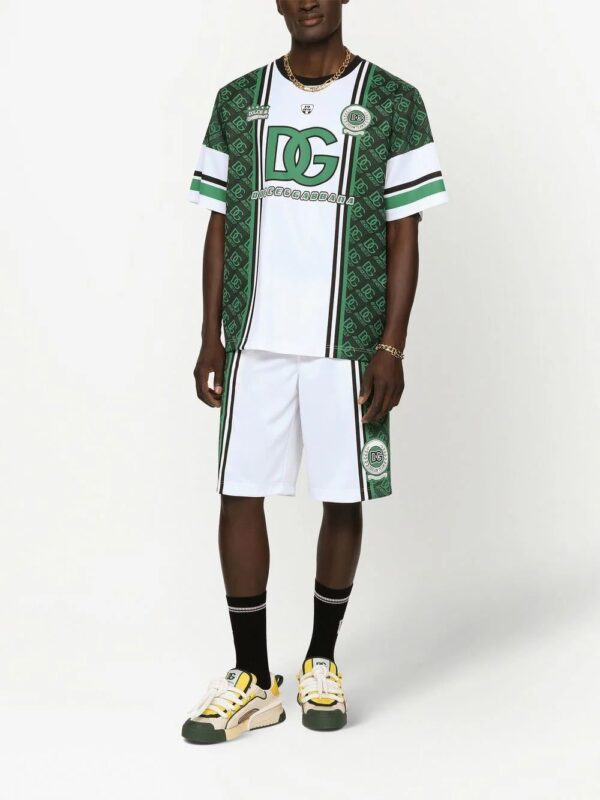 Dolce & Gabbana  logo-print football T-shirt - Image 3