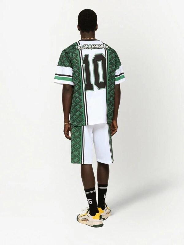 Dolce & Gabbana  logo-print football T-shirt - Image 4