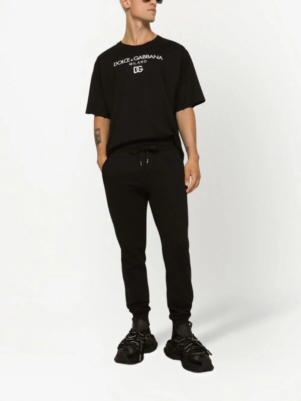 Dolce & Gabbana  logo-embroidered cotton T-shirt - Image 2