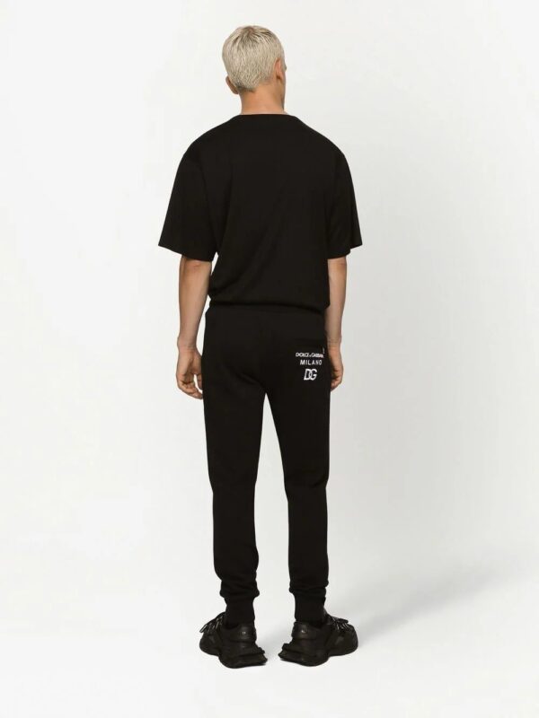 Dolce & Gabbana  logo-embroidered cotton T-shirt - Image 3
