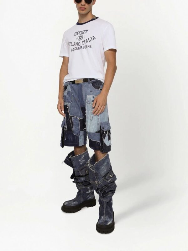 Dolce & Gabbana  crackle-logo-print T-shirt - Image 2