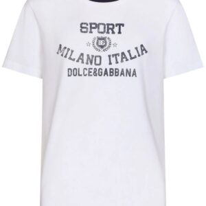 Dolce & Gabbana  crackle-logo-print T-shirt