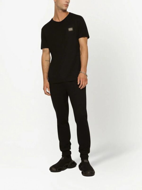 Dolce & Gabbana  logo-tag cotton T-shirt - Image 3