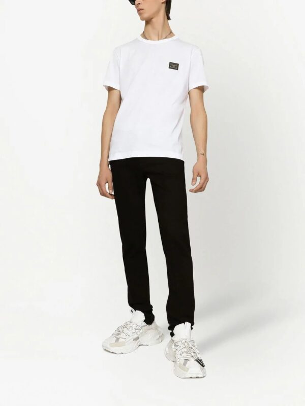 Dolce & Gabbana  logo-tag cotton T-shirt - Image 2