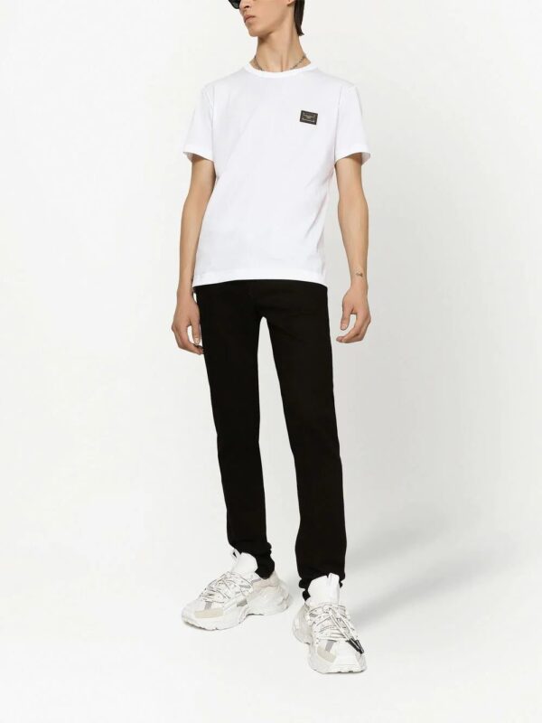 Dolce & Gabbana  logo-tag cotton T-shirt - Image 2