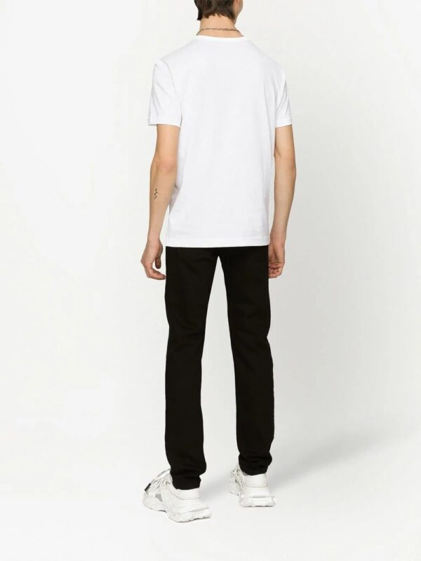 Dolce & Gabbana  logo-tag cotton T-shirt - Image 3