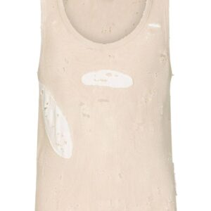 Dolce & Gabbana  ribbed ripped vest