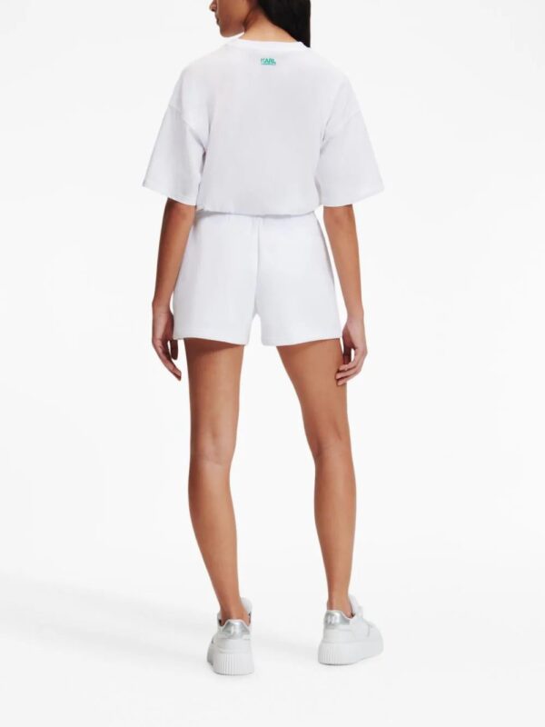 Karl Lagerfeld  logo-print organic cotton T-shirt - Image 3