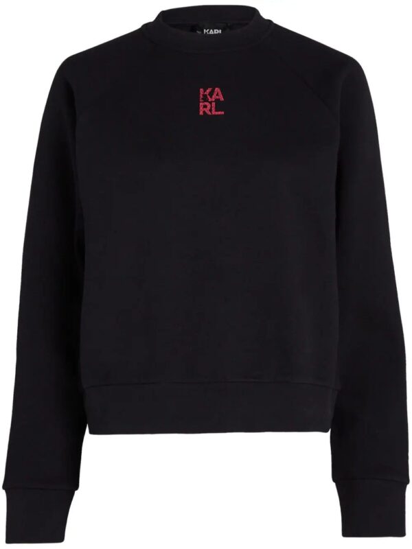 Karl Lagerfeld  logo-print organic cotton sweatshirt