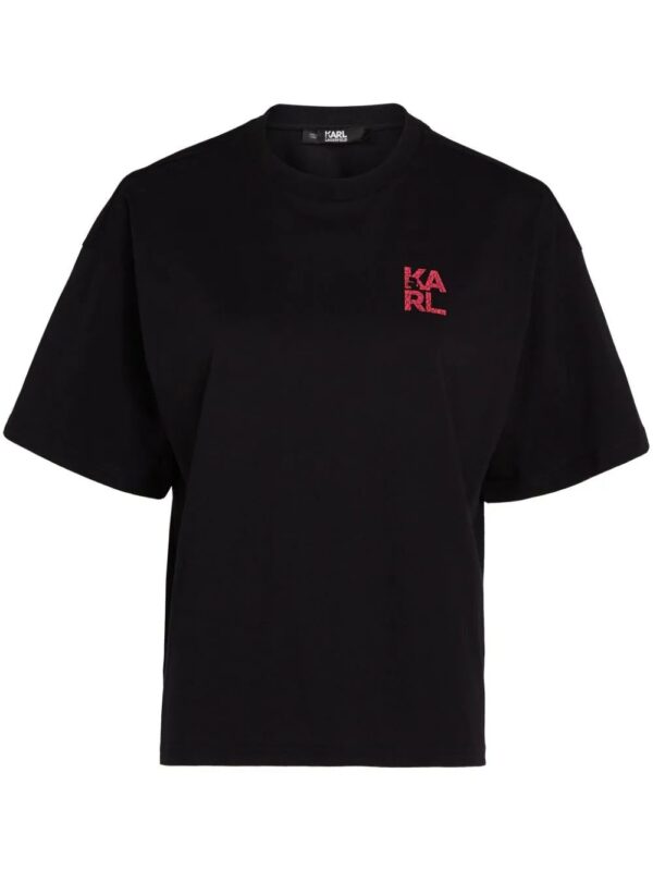 Karl Lagerfeld  logo-print organic cotton T-shirt