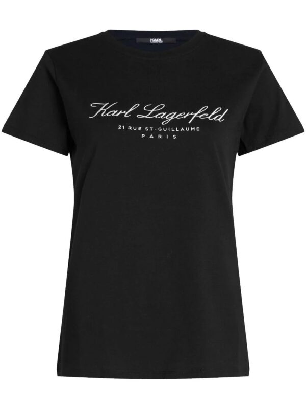 Karl Lagerfeld  Hotel Karl embroidered-logo T-shirt