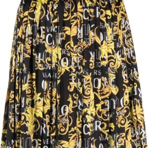 Versace Jeans Couture  Logo Couture pleated miniskirt