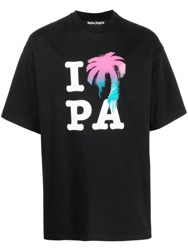 Palm Angels  logo-print organic cotton T-shirt