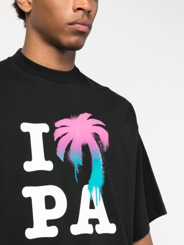 Palm Angels  logo-print organic cotton T-shirt - Image 4