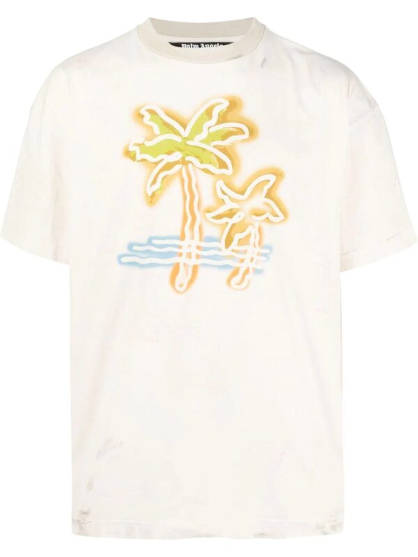 Palm Angels  logo-print cotton T-shirt