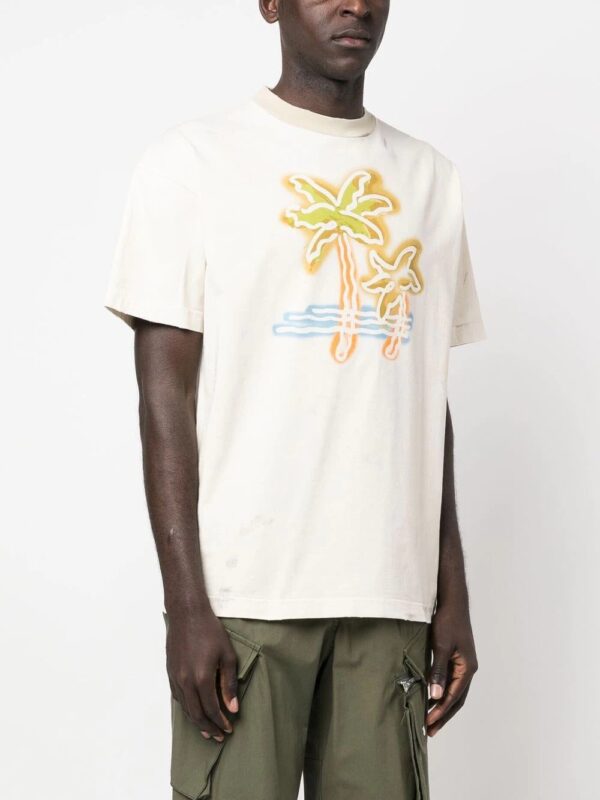 Palm Angels  logo-print cotton T-shirt - Image 3