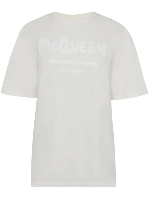 Alexander McQueen  logo-print cotton T-shirt