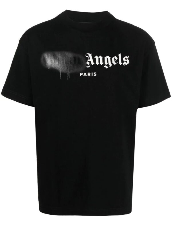 Palm Angels  sprayed logo-print T-shirt