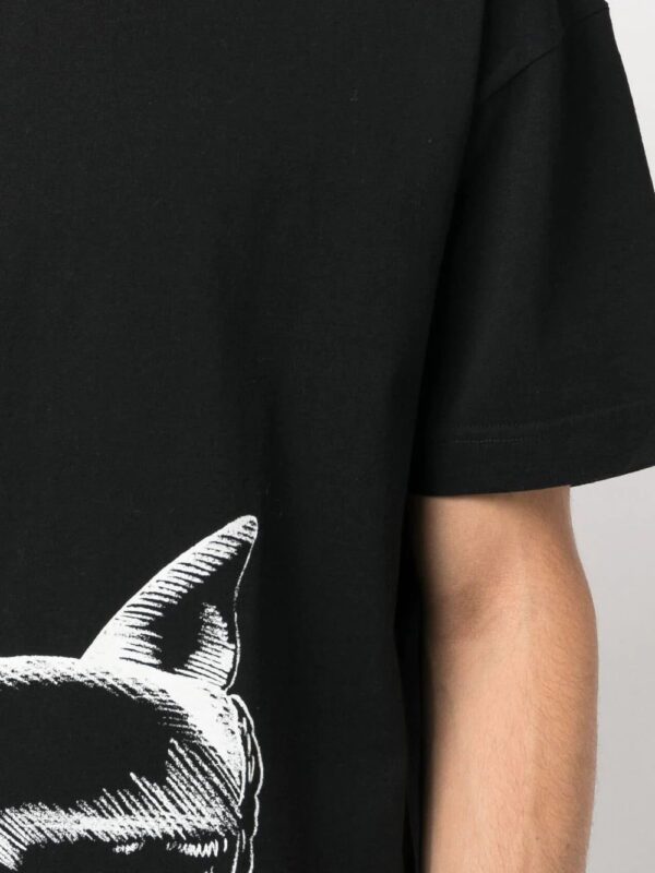 Palm Angels  shark-print organic cotton T-shirt - Image 4