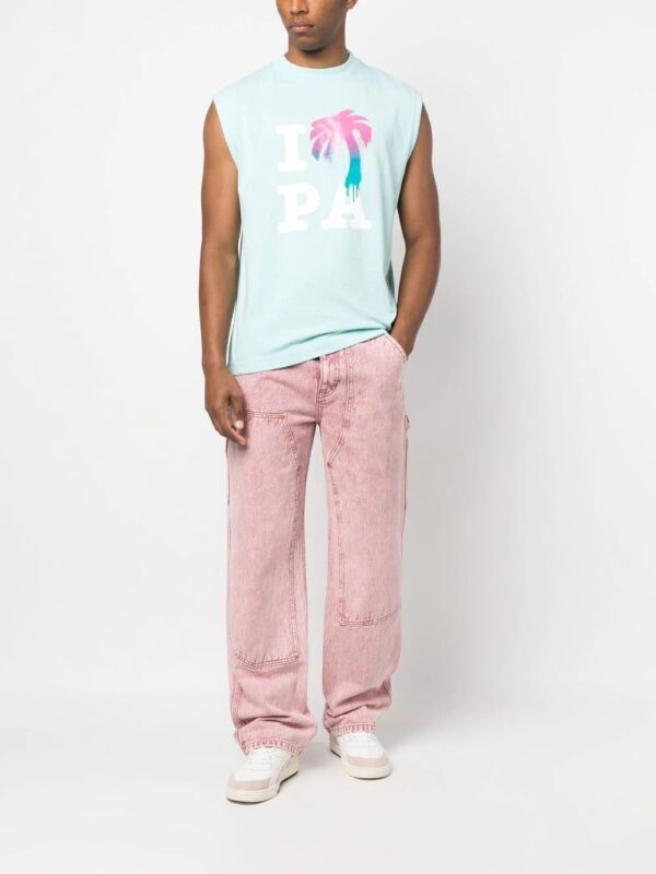 Palm Angels  logo-print tank top - Image 2