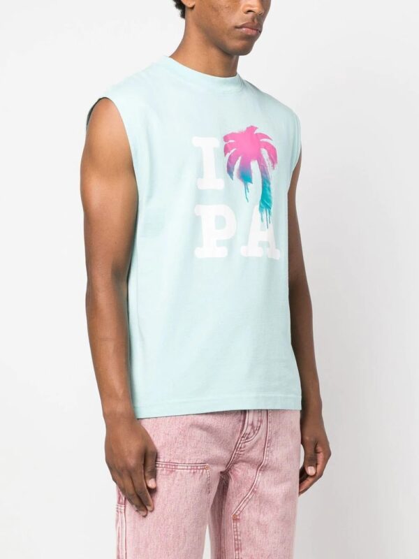 Palm Angels  logo-print tank top - Image 3