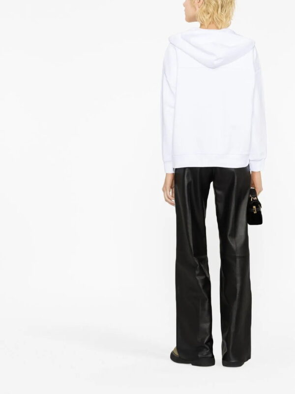 Alexander McQueen  logo-print drawstring hoodie - Image 4
