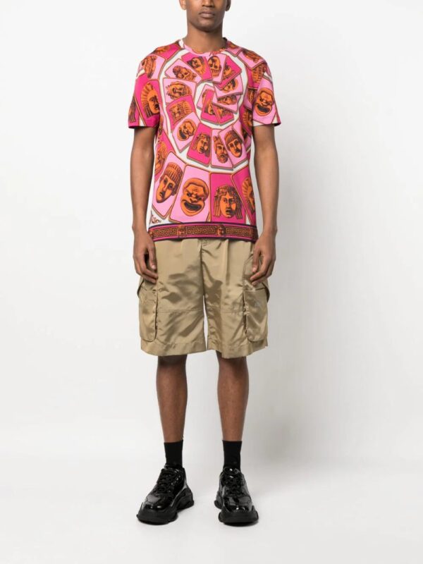 Versace  Le Maschere cotton T-shirt - Image 2