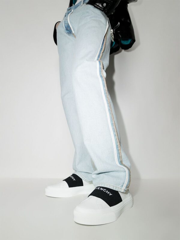 Givenchy logo-webbing low-top sneakers - Image 3