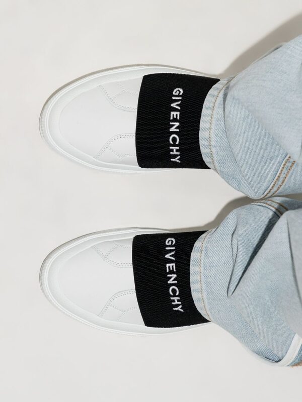 Givenchy logo-webbing low-top sneakers - Image 5