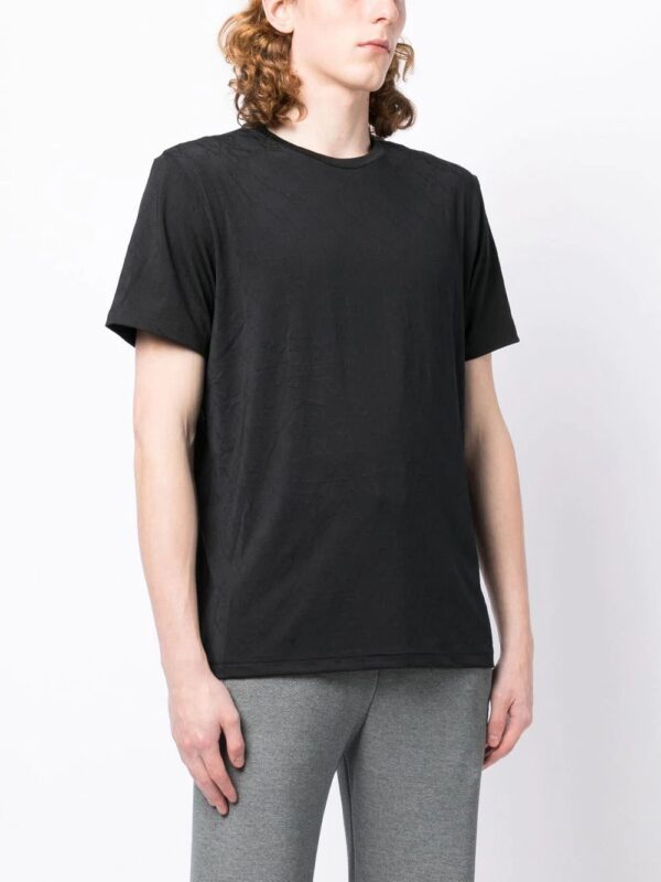 Off-White  monogram-print crew-neck T-shirt - Image 3