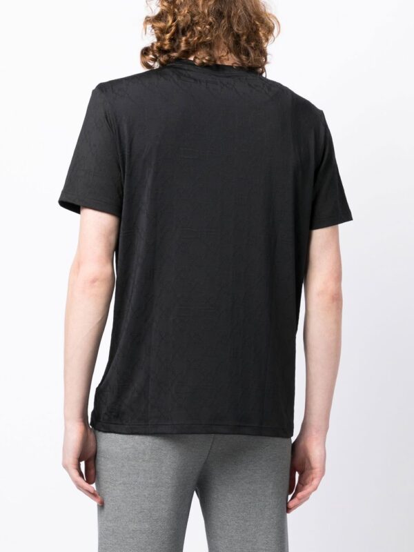 Off-White  monogram-print crew-neck T-shirt - Image 4