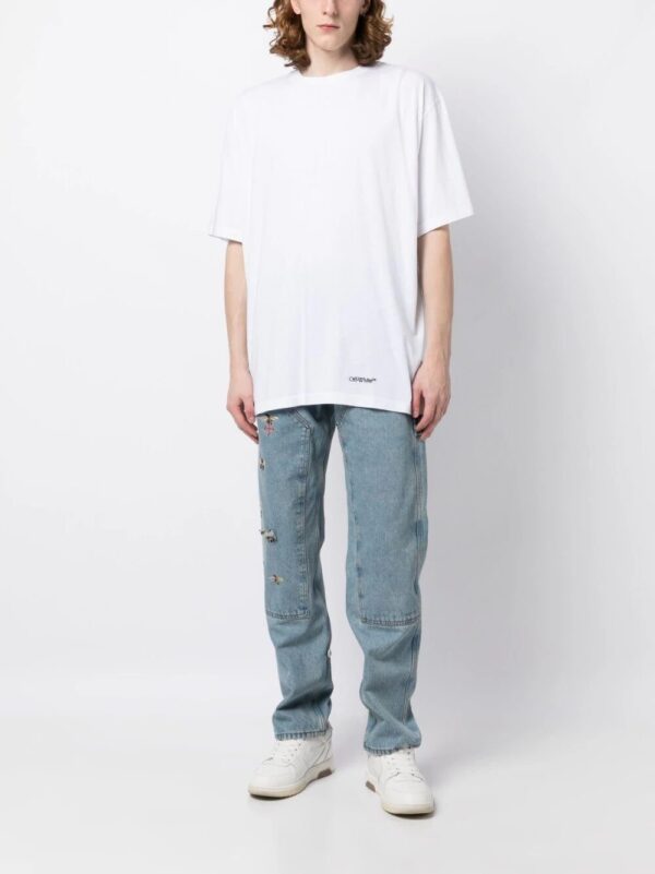 Off-White  Scribble Diag print T-shirt - Image 3