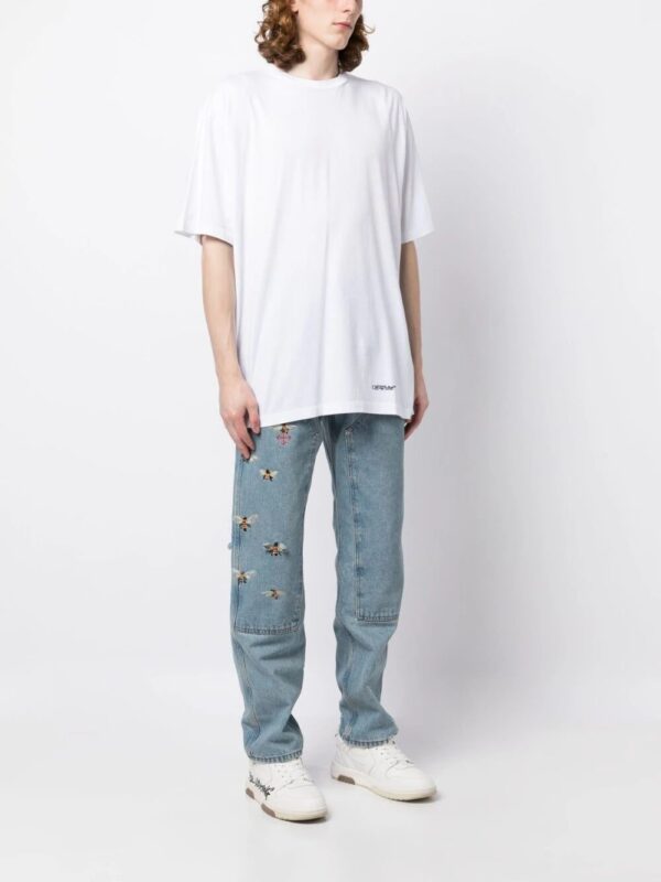 Off-White  Scribble Diag print T-shirt - Image 3